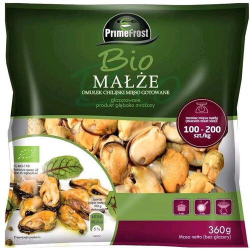 BIO Małże gotowane PrimeFrost 360 g