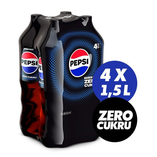 Napój gazowany   Pepsi-Cola zero cukru 4 x 1.5 l