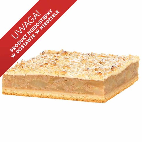Ciasto jabłecznik Cukiernia Olsza na wagę ok. 400 g