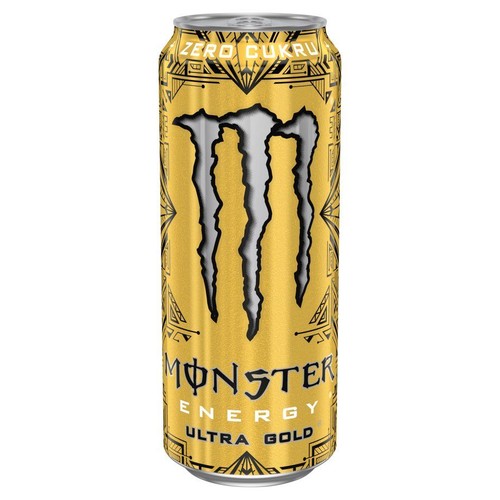 Napój energetyczny Ultra Gold zero cukru   Monster 500 ml