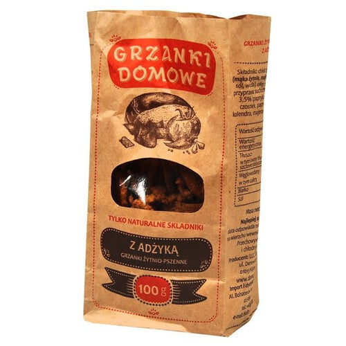 Grzanki żytnio-pszenne z Adżyką Grzanki Domowe 100 g